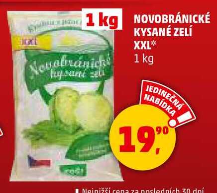 NOVOBRÁNICKÉ KYSANÉ ZELÍ XXL, 1 kg 