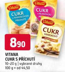 Vitana cukr s příchutí 10-20g v akci