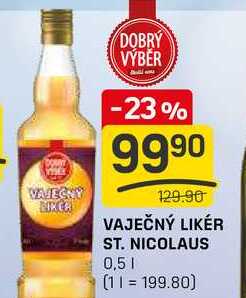 VAJEČNÝ LIKÉR ST. NICOLAUS 0,5l