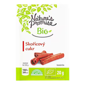 Nature's Promise Bio Skořicový cukr, 20 g