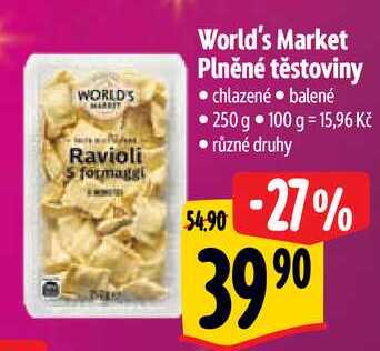 World's Market Plněné těstoviny, 250 g