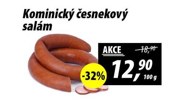 Kominický česnekový salám, 100 g 