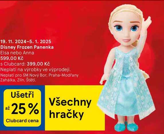 Disney Frozen Panenka Elsa nebo Anna