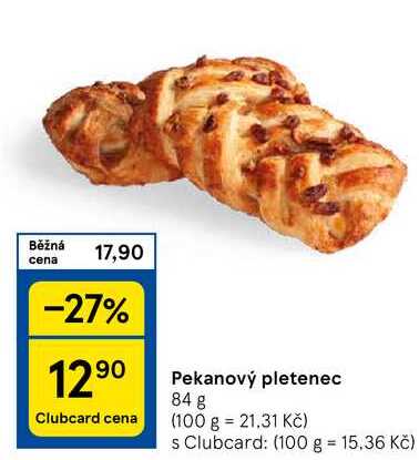 Pekanový pletenec, 84 g 