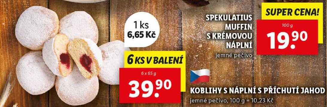 KOBLIHY S NÁPLNÍ S PŘÍCHUTÍ JAHOD, 6x 65 g