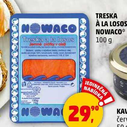 TRESKA À LA LOSOS NOWACO, 100 g 