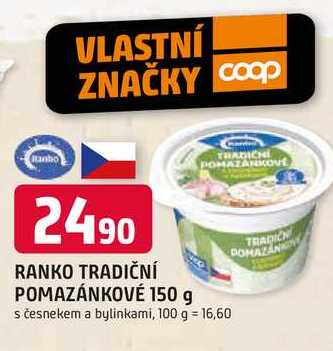 RANKO TRADIČNÍ POMAZÁNKOVÉ 150 g