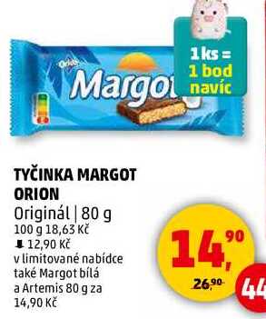 TYČINKA MARGOT ORION, 80 g v akci