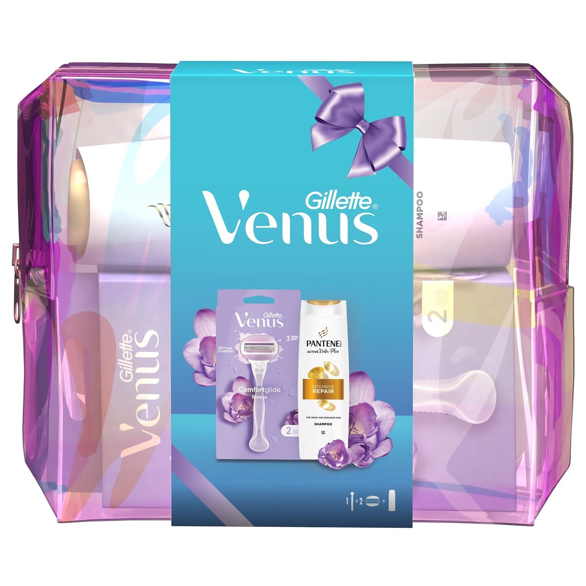 Gillette Venus ComfortGlide & Pantene Repair and Protect dárková sada