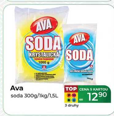 Ava soda 300g/1kg/1,5L 