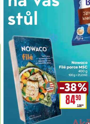 Nowaco Filé porce MSC 400 g 