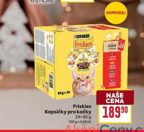 Friskies Kapsičky pro kočky 24x85 g  