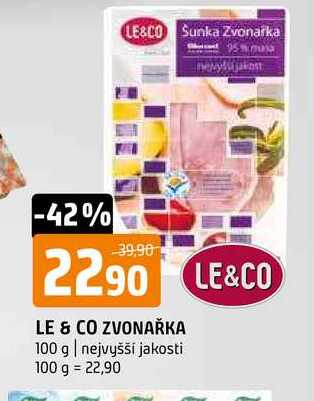 LE&CO Sunka Zvonařka 100 g nejvyšší jakosti 