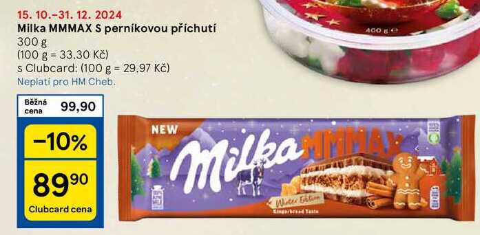 Milka MMMAX S perníkovou příchutí, 300 g