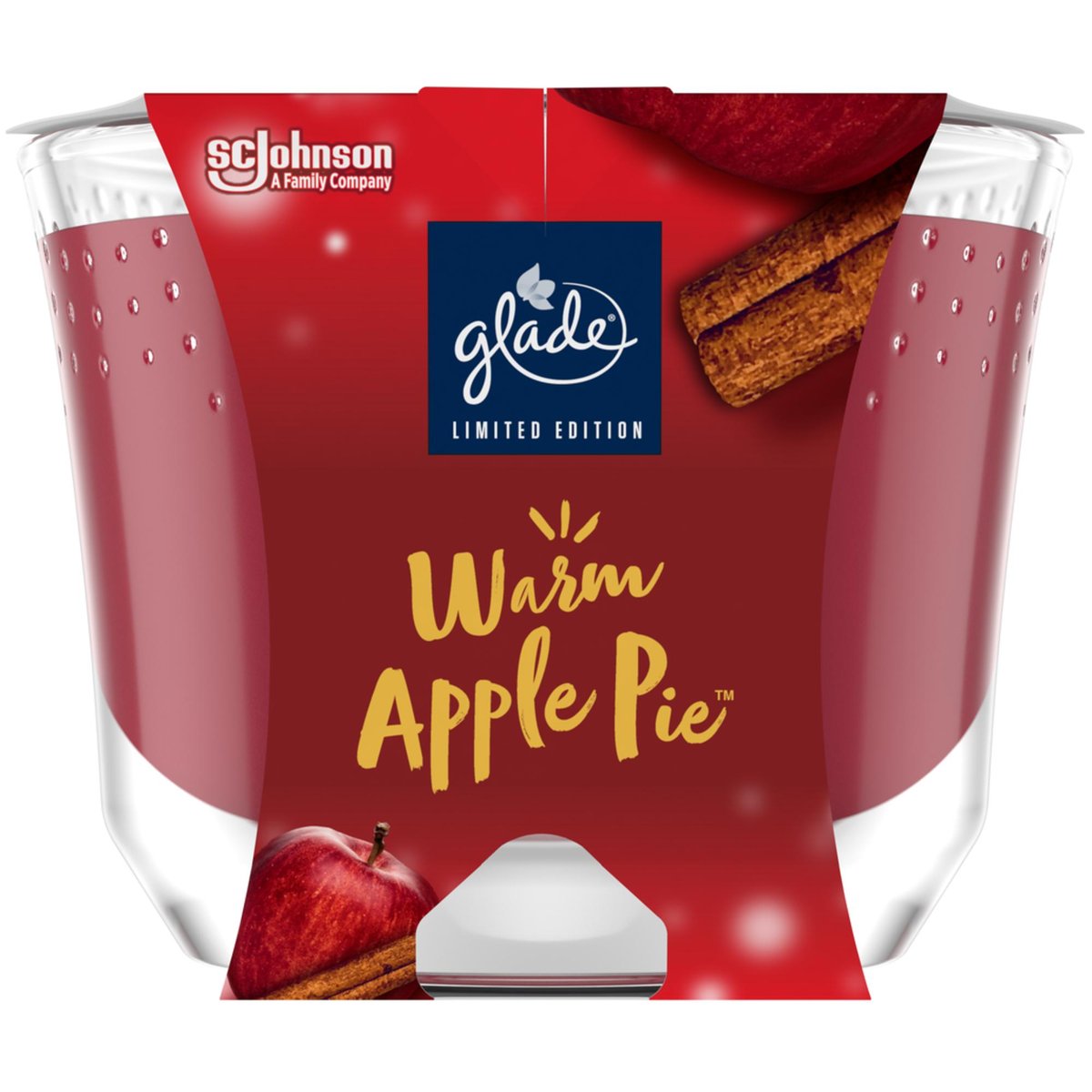 Glade Warm Apple Pie Maxi vonná svíčka