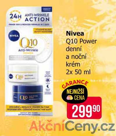 Nivea Q10 Power denní a noční krém 2x 50 ml 