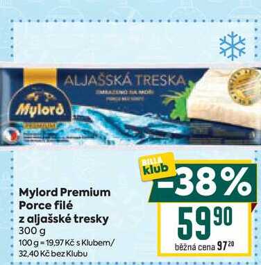 Mylord Premium Porce filé z aljašské tresky 300 g 