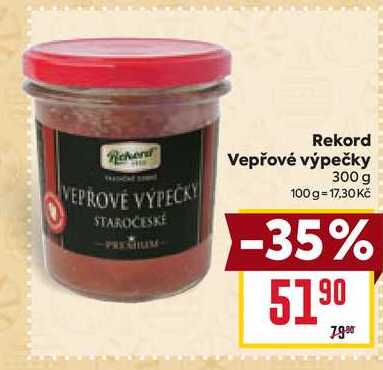 Rekord Vepřové výpečky 300 g 