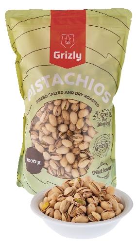 Grizly Pistácie pražené solené Jumbo, 1 kg