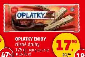 OPLATKY ENJOY různé druhy, 175 g 