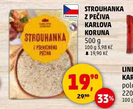 STROUHANKA Z PEČIVA KARLOVA KORUNA, 500 g 