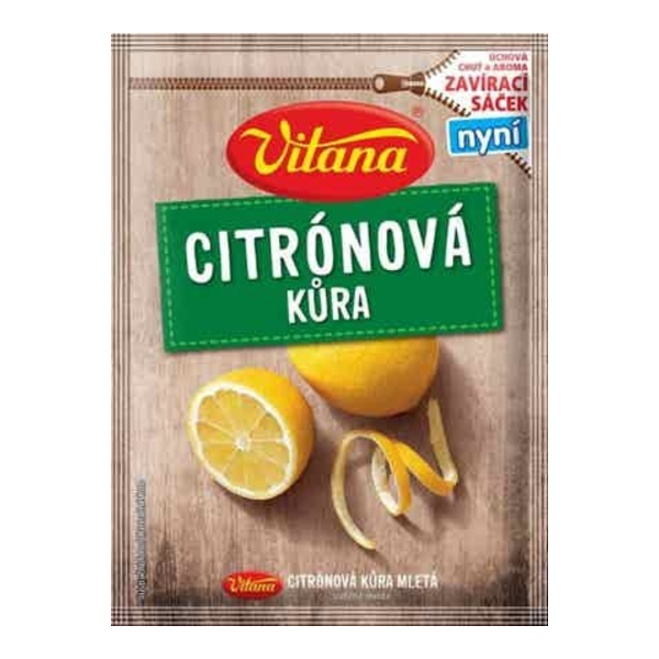 Vitana Citrónová kůra mletá