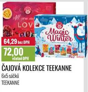 ČAJOVÁ KOLEKCE TEEKANNE 6x5 sáčků 