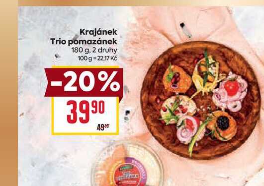 Krajánek Trio pomazánek 180 g