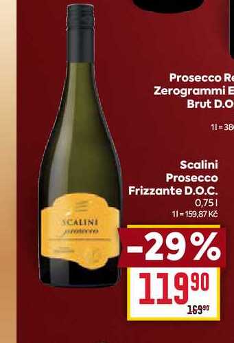 Scalini Prosecco Frizzante D.O.C. 0,75l