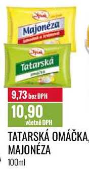 TATARSKÁ OMÁČKA, MAJONÉZA 100ml