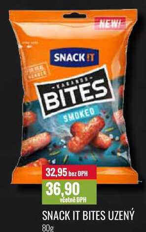 SNACK IT BITES UZENÝ 80g 