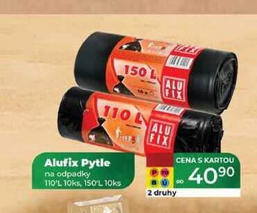 Alufix Pytle na odpadky 110'L 10ks, 150'L 10ks  