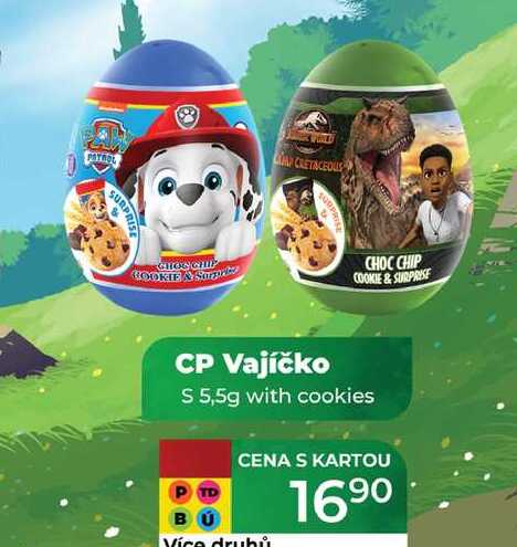 CP Vajíčko S 5,5g with cookies 