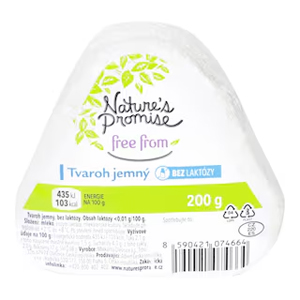   Nature's Promise Free From Tvaroh jemný 200 g 