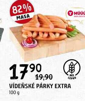 Vídeňské párky extra 100g