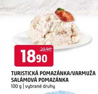 Pomazánka turistická varmuža salámová pomazánka 100g