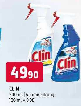 Clin 500 ml vybrané druhy