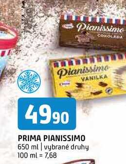 Prima pianissimo 650ml vybrané druhy 