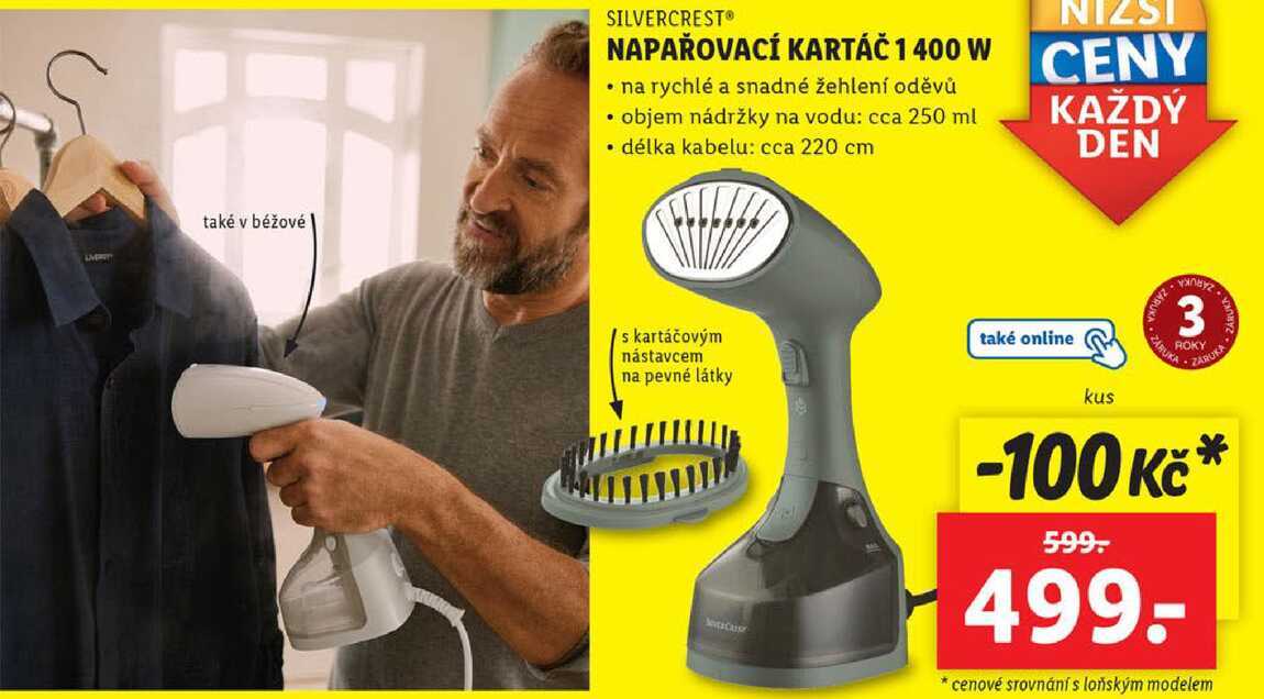 NAPAŘOVACÍ KARTÁČ 1 400 W 