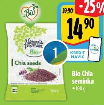 Bio Chia semínka, 100 g 