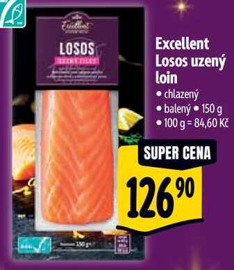 Excellent Losos uzený loin, 150 g