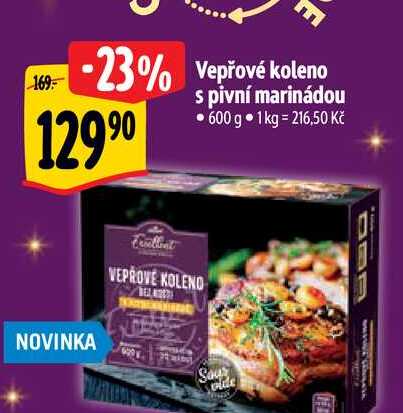   Vepřové koleno  s pivní marinádou • 600 g 