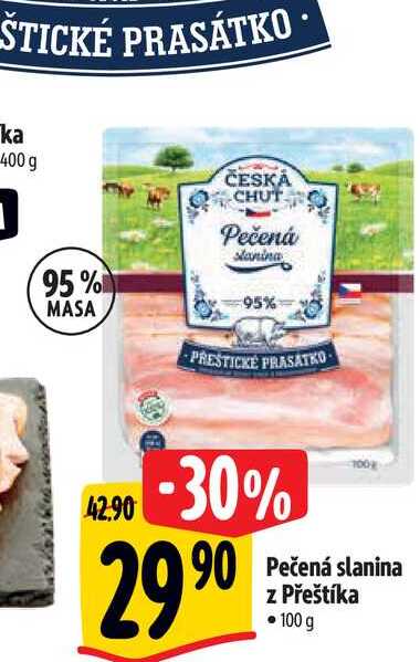   Pečená slanina z Přeštíka • 100 g 