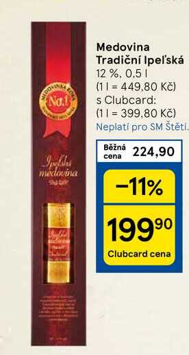 Medovina Tradiční Ipeľská 12%, 0,5 l