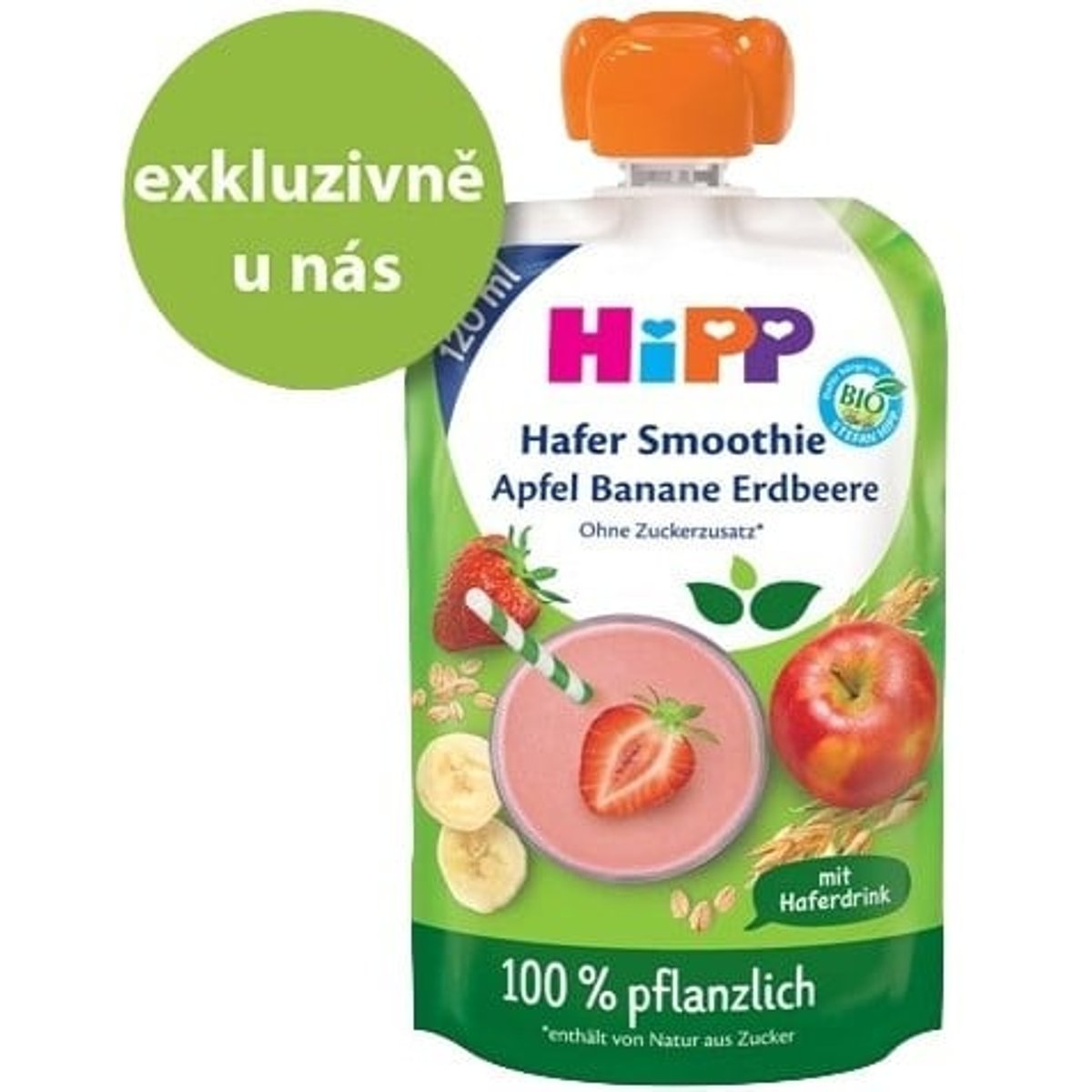 Hipp BIO Kapsička smoothie jablko, jahoda, banán