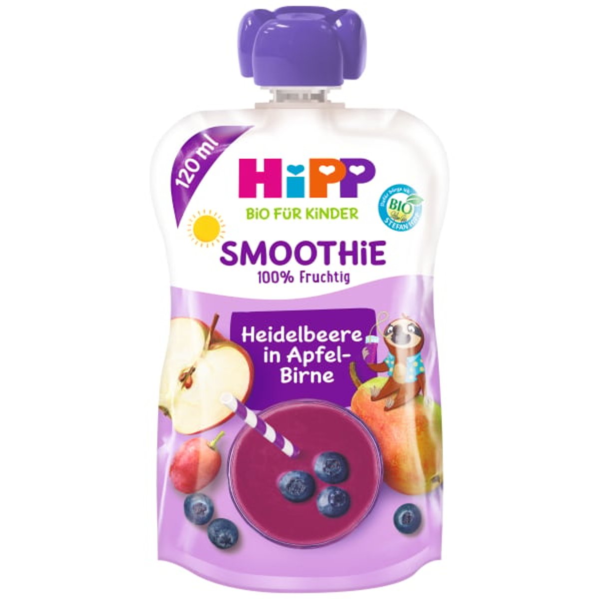 HiPP BIO Kapsička Smoothie jablko, hruška a borůvky