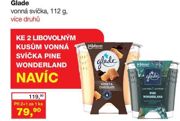 Glade vonná svíčka, 112 g, více druhů 