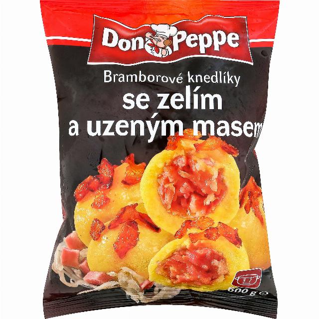 Knedlíky se zelím a uzeným masem