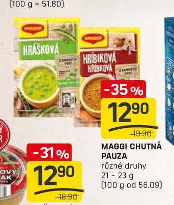 MAGGI CHUTNÁ PAUZA různé druhy 21-23 g