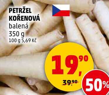 PETRŽEL KOŘENOVÁ balená, 350 g